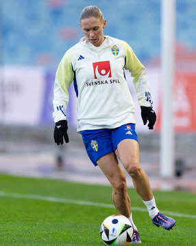 Jonna Andersson of the Swedish women's national football
