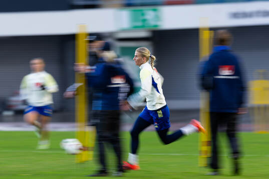 Sofia Jakobsson of the Swedish women's national football