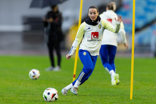 Kosovare Asllani of the Swedish women's national football