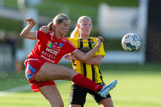 Rössös Olivia Johansson och Häckens Alice Lindqvist