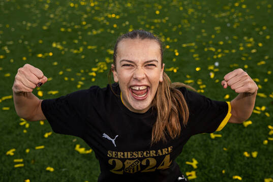 Häckens Bianca Hultbäck Nattland jublar