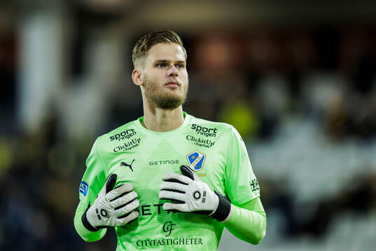 Halmstads målvakt Tim Rönning