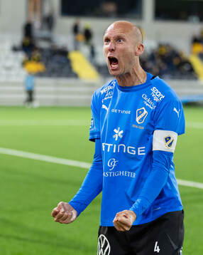 Halmstads Andreas Johansson jublar