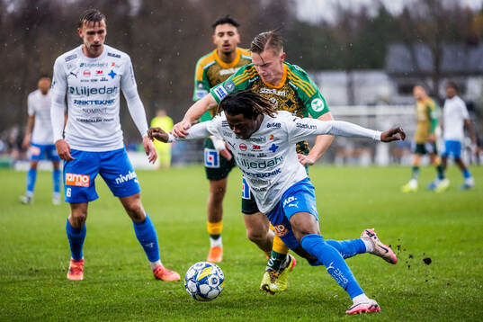 IFK Norrköpings Jacob Ortmark och Värnamos Frank Junior