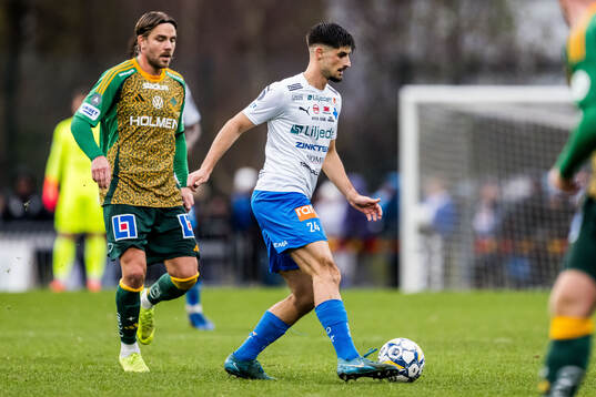 IFK Norrköpings Christoffer Nyman och Värnamos Emin