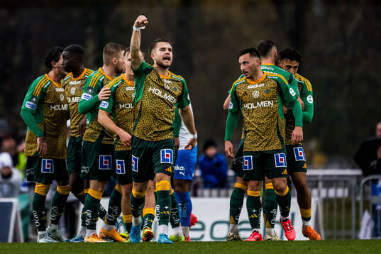 IFK Norrköpings Dino Salihovic jublar
