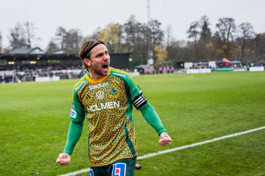 IFK Norrköpings Christoffer Nyman jublar