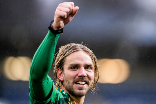 IFK Norrköpings Christoffer Nyman jublar