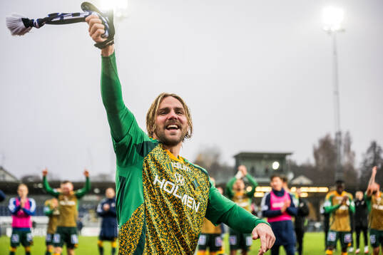 IFK Norrköpings Christoffer Nyman jublar