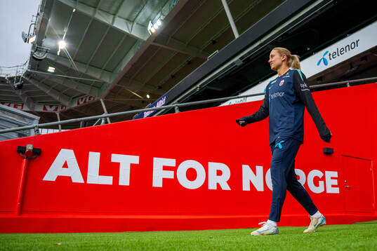 Lisa Naalsund of the Norwegian women's national football