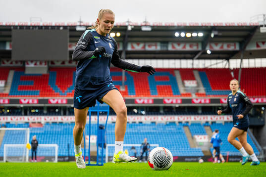 Frida Maanum of the Norwegian women's national football team