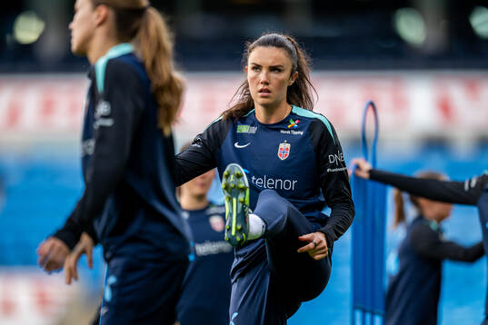 Ingrid Syrstad Engen of the Norwegian women's national