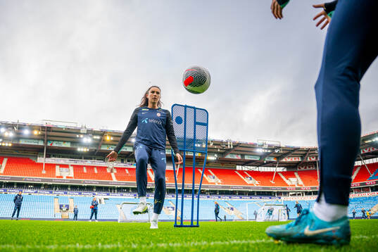 Ingrid Syrstad Engen of the Norwegian women's national