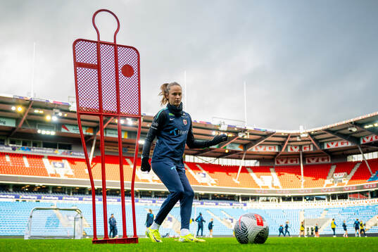 Caroline Graham Hansen of the Norwegian women's national