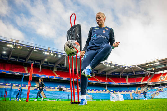 Guro Bergsvand of the Norwegian women's national football