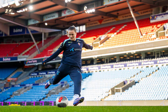 Elisabeth Terland of the Norwegian women's national