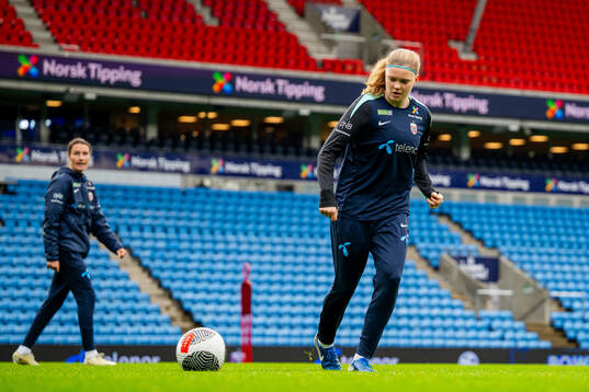 Signe Gaupset of the Norwegian women's national football