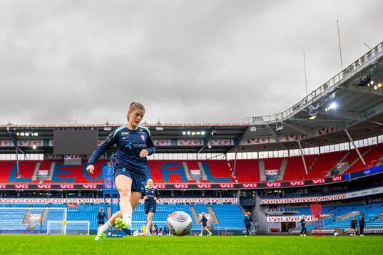 Maren Mjelde of the Norwegian women's national football team
