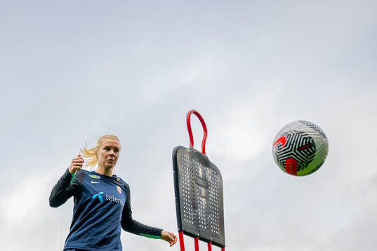 Ada Hegerberg of the Norwegian women's national football