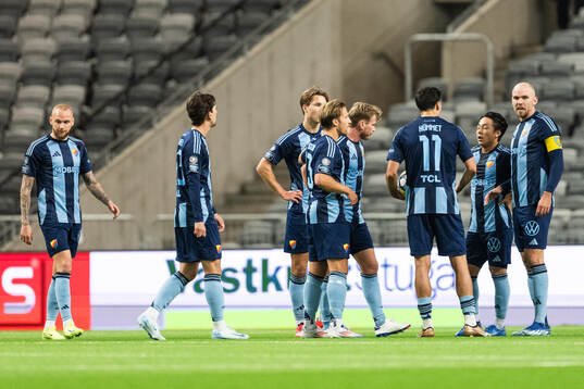 Djurgårdens spelare deppar