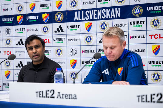 Västerås tränare Kalle Karlsson och Djurgårdens
