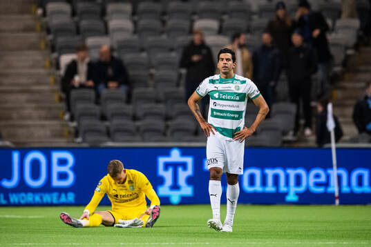 Västerås målvakt Johan Brattberg och Pedro Nezio De