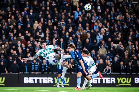 Västerås Isak Jönsson och Djurgårdens Miro Tenho