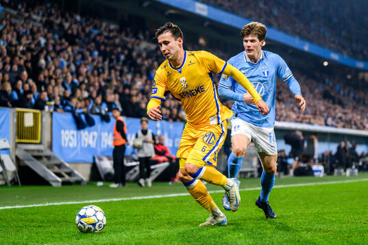 IFK Göteborgs Anders Trondsen och Malmö FFs Oliver Berg