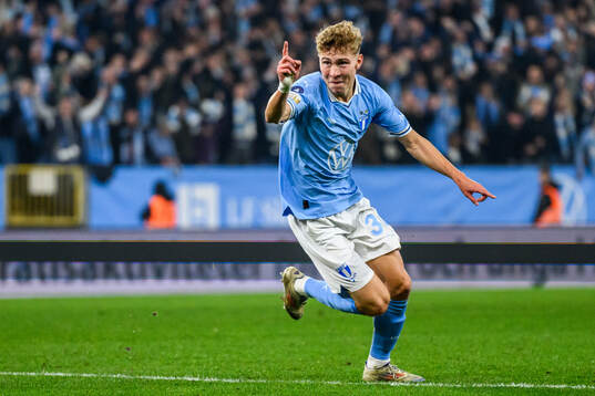 Malmö FFs Hugo Bolin jublar