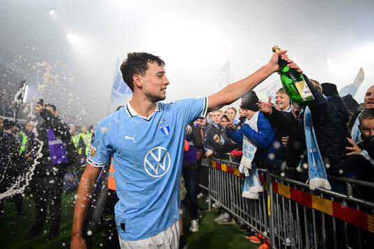 Malmö FFs Colin Rösler jublar