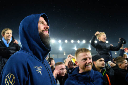 Malmö FFs Pontus Jansson jublar