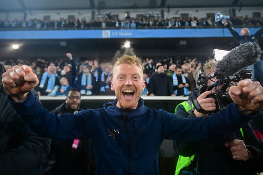 Malmö FFs Anders Christiansen jublar