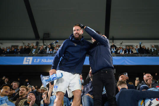 Malmö FFs Pontus Jansson jublar
