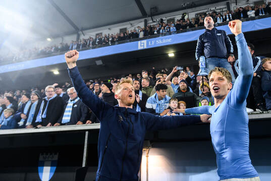 Malmö FFs Anders Christiansen och Jens Stryger Larsen