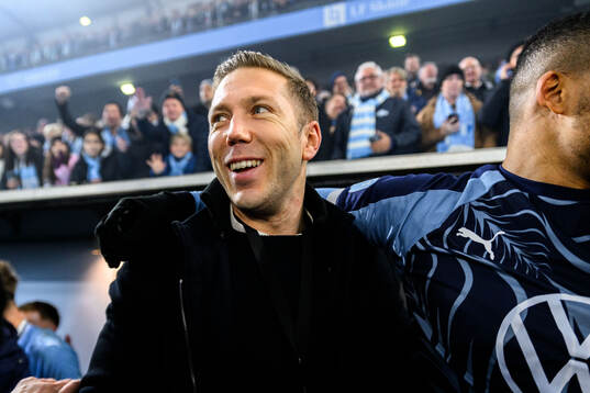 Malmö FFs Anton Tinnerholm jublar