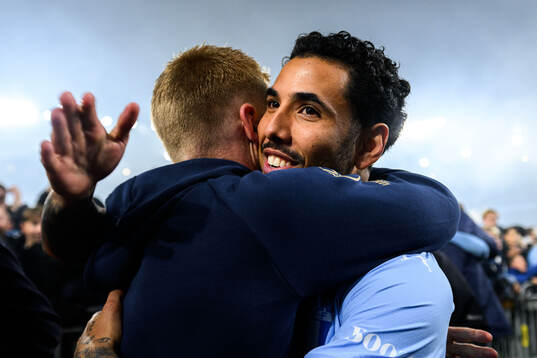 Malmö FFs Sergio Pena jublar