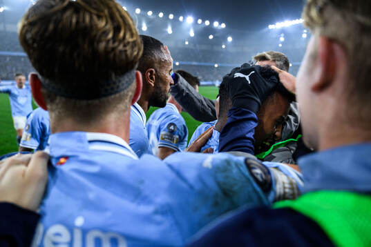 Malmö FFs Taha Ali jublar