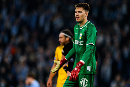 IFK Göteborgs målvakt Jacob Karlström deppar