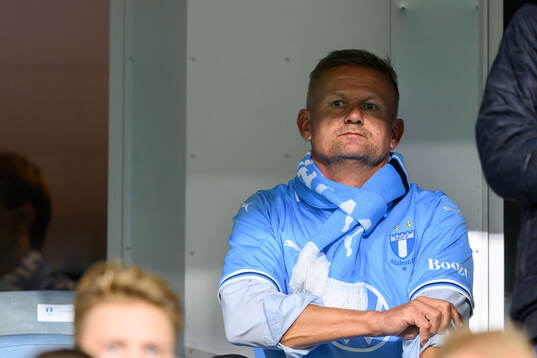 Alf-Inge Haaland på läktaren