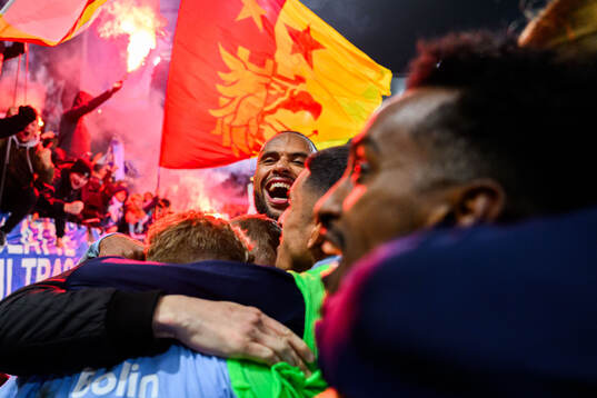 Malmö FFs Isaac Kiese Thelin jublar