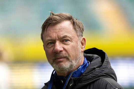 Head coach Peter Gerhardsson of the Swedish women's
