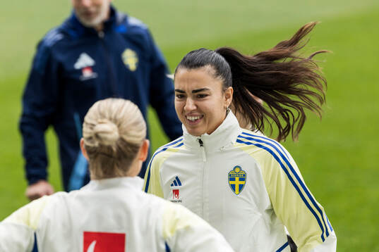 Zecira Musovic of the Swedish women's national football team