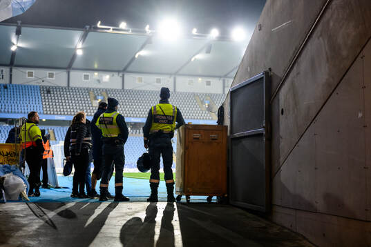Ordningsvakter på Eleda Stadion