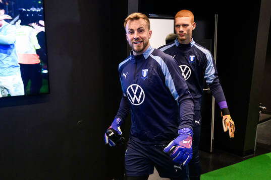 Malmö FFs målvakt Ricardo Friedrich och målvakt Joakim