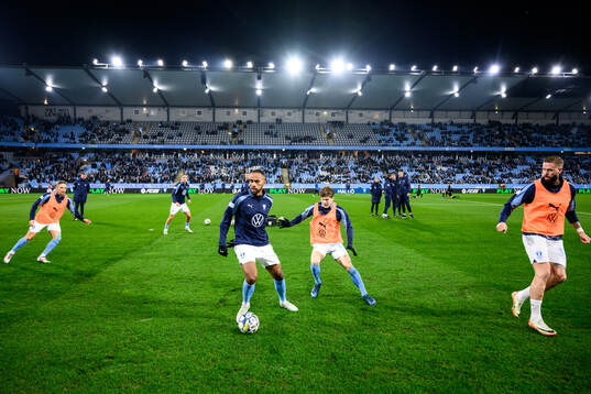 Malmö FFs Isaac Kiese Thelin och Oliver Berg