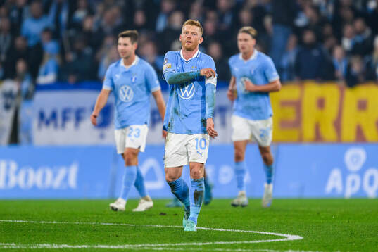 Malmö FFs Anders Christiansen deppar