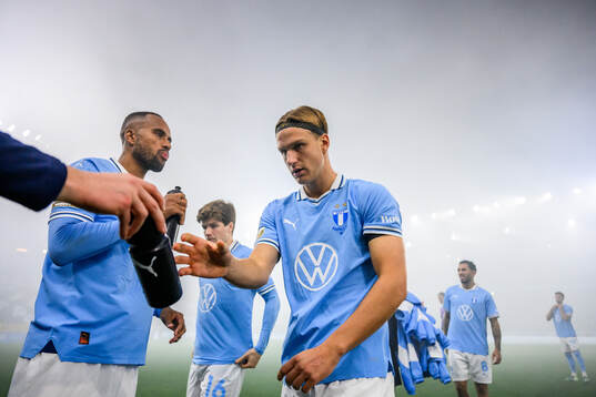 Malmö FFs Isaac Kiese Thelin och Erik Botheim