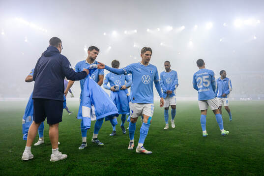 under fotbollsmatchen i Allsvenskan mellan Malmö FF och