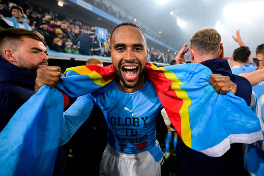 Malmö FFs Isaac Kiese Thelin jublar