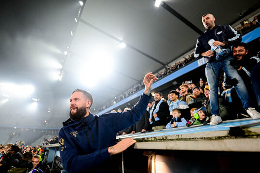 Malmö FFs Pontus Jansson jublar